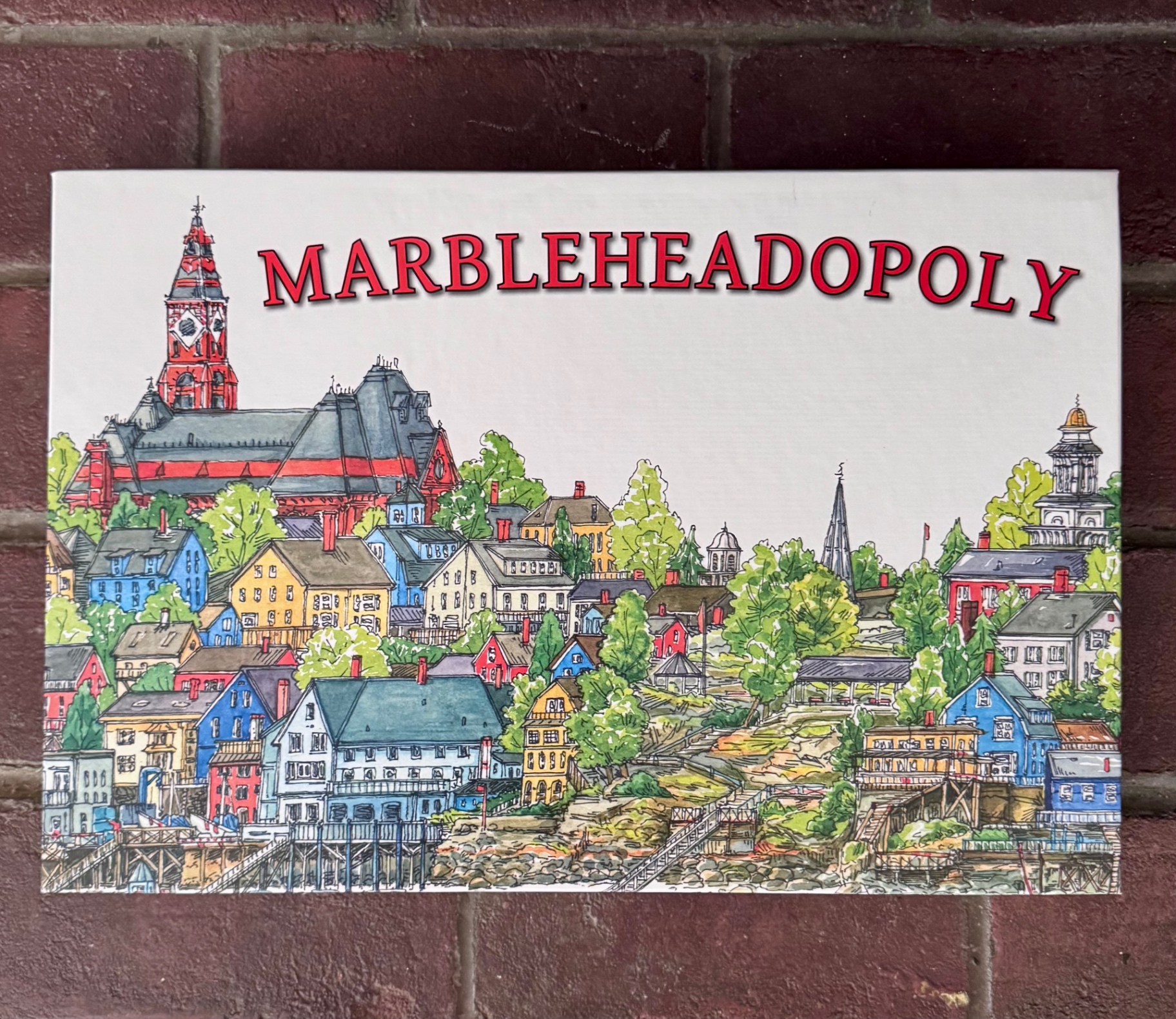Marbleheadopoly board game box